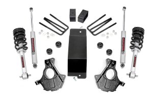 Chevrolet Silverado 1500 LD Suspension Lift Kit - Rough Country - 3.5 Inch Lift Kit | Alu/Stamp Steel LCA | N3 Strut - 2019 Chevrolet Silverado 1500 LD Suspension Lift Kit - Rough Country - 3.5 Inch Lift Kit | Alu/Stamp Steel LCA | N3 Strut - 2019